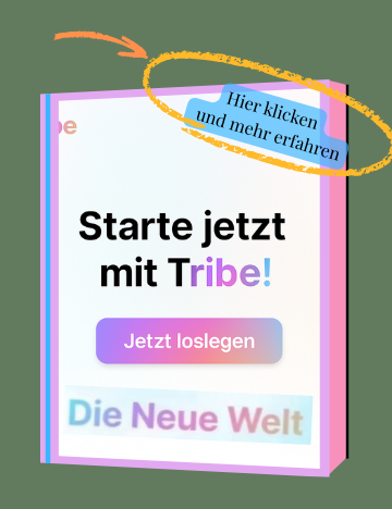 Tribe - die neue Welt im social Media (free)🇩🇪   (geplant 🇬🇧 )