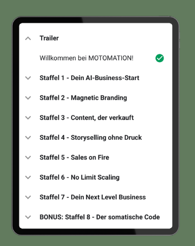 Motomation  🇩🇪 - digital Marketing kurs- der anders ist inkl gratis updates & adOns  🇩🇪