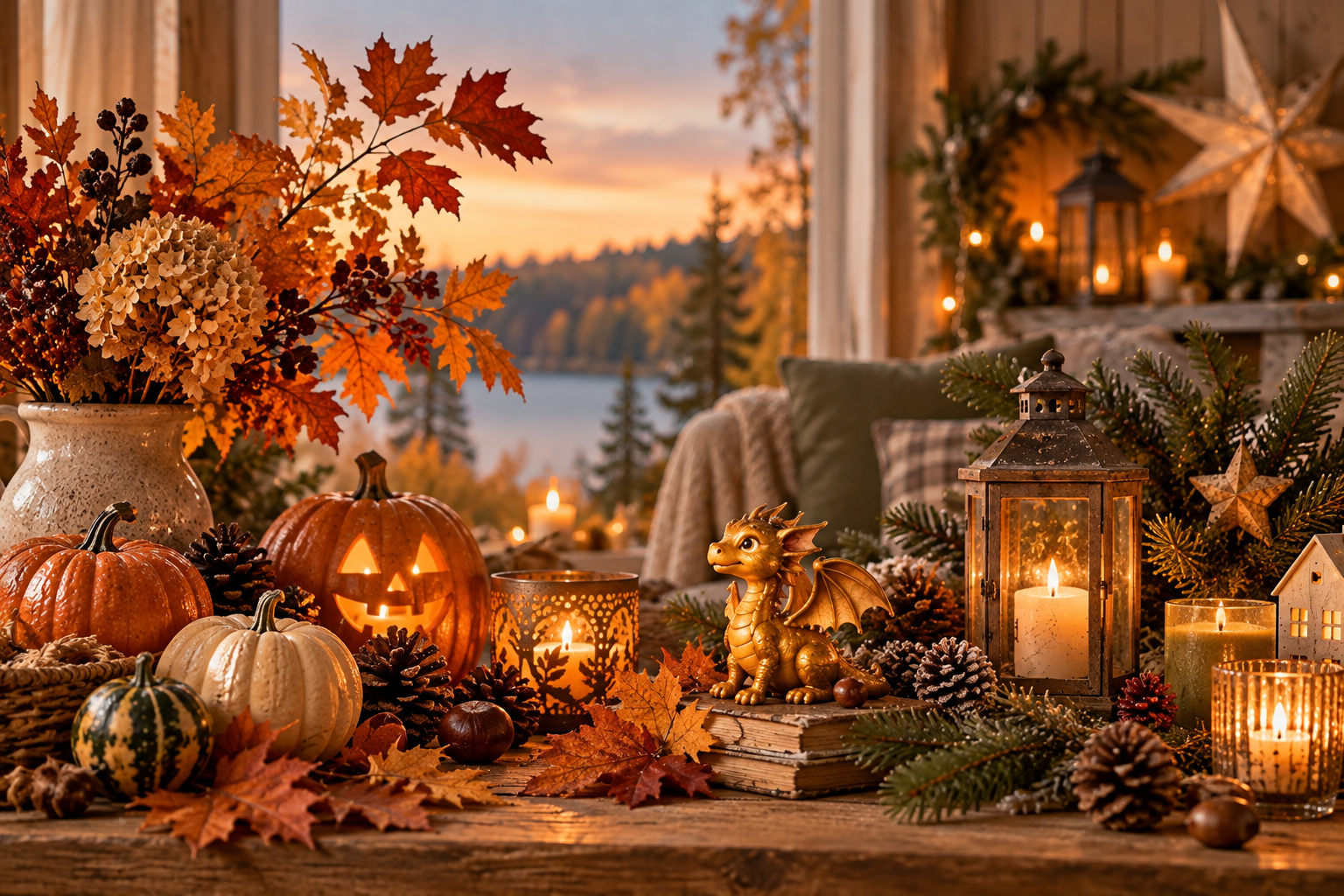 Gemütliche skandinavische Herbst- und Weihnachtsstimmung bei Francis Rise